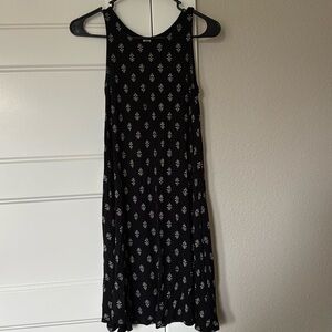 Black, floral Old Navy dress